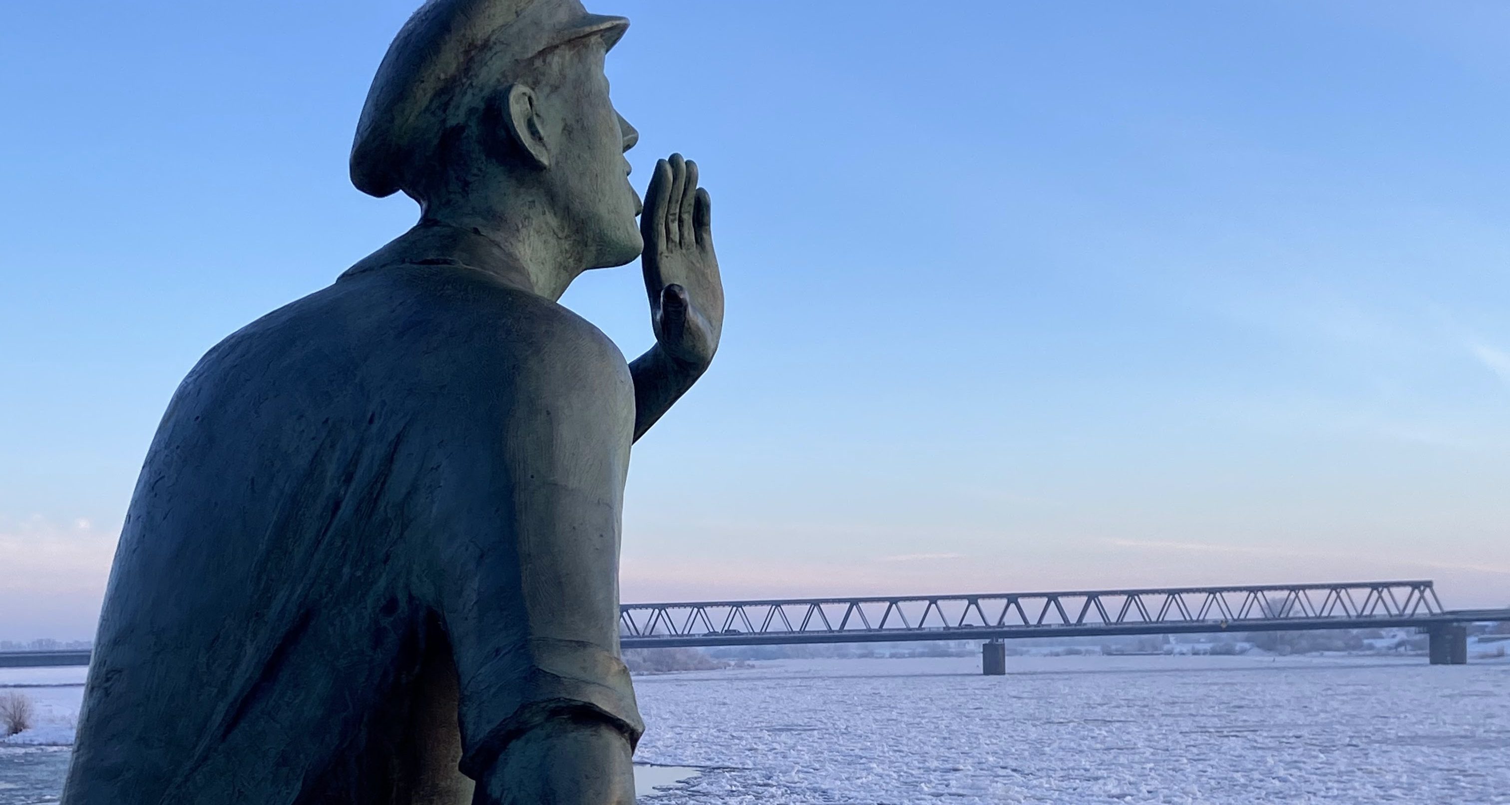 Winterspaziergang an der Elbe